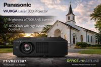 Panasonic PT-VMZ72BU7 WUXGA Laser LCD Projector (black)