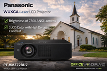 Panasonic PT-VMZ72BU7 WUXGA Laser LCD Projector (black)