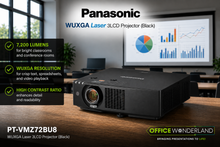 Panasonic PT-VMZ72BU8 WUXGA Laser 3LCD Projector (Black)
