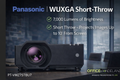 Panasonic PT-VMZ7STBU7 WUXGA Short-Throw Laser 3LCD Projector (Black)