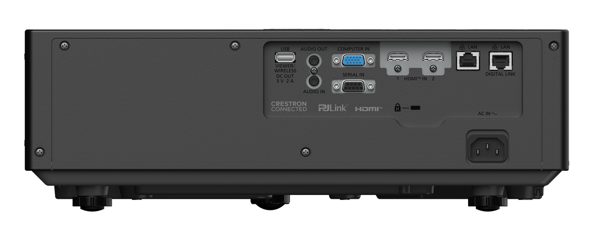 Panasonic PT-VMZ62BU8 Projector Rear Inputs