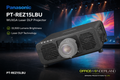 Panasonic PTREZ15LBU WUXGA Laser DLP Projector (No Lens, Black)