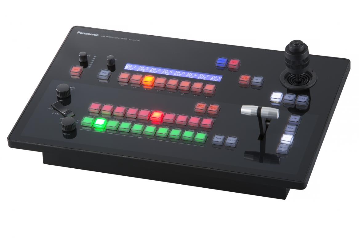 Panasonic AV-HLC100 Live Streaming Video Switcher with NDI, SDI
