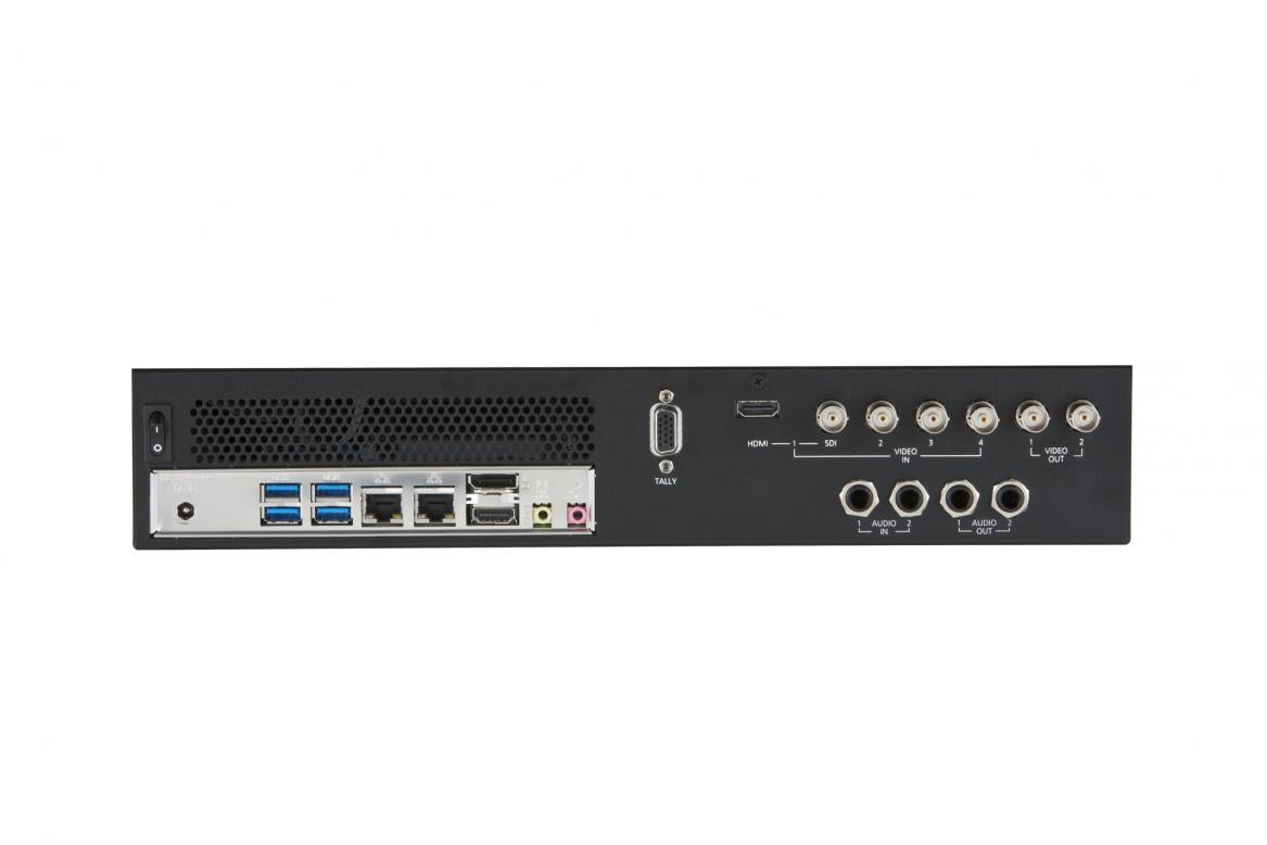 Panasonic AV-HLC100 Live Streaming Video Switcher with NDI, SDI & HDMI input output