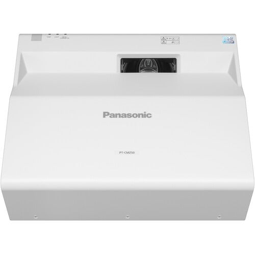 Panasonic PT-CMZ50U WUXGA LCD Short-Throw Laser Projector (White) Top