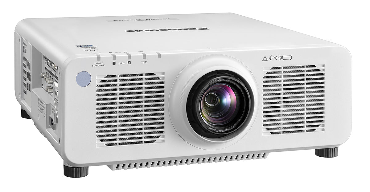Panasonic PT-RZ890LWU7 8,500 Lumens, WUXGA Resolution (1,920 x 1,200), Laser, 4K Signal Input, DLP Projector, No Filter, No lens, White
