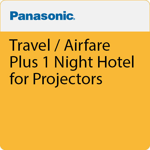 Panasonic PT-SVCTRVLAF Travel - Airfare + 1 Night Hotel for Projectors