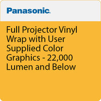 Panasonic PT-SVCWRPFULLGRE Full Projector Vinyl Wrap - W- Color-Graphics User Supplied Graphics - 22,000 Lumen and Below
