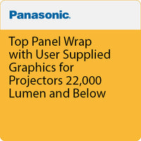 Panasonic PT-SVCWRPTOPGRE Top Panel Only Wrap W - User Graphics - 22,000 Lumen and Below