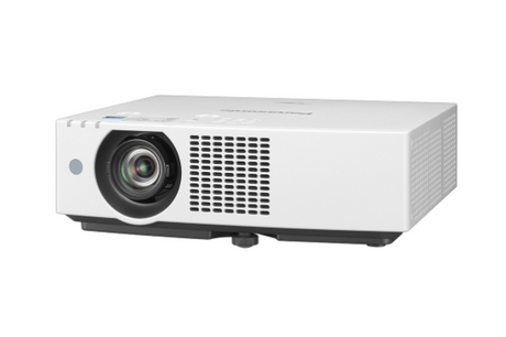 Panasonic PT-VMZ51U WUXGA LCD Portable Laser Projector angled