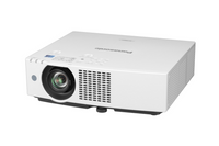 Panasonic PT-VMZ71U WUXGA 3LCD Portable Laser Projector angled