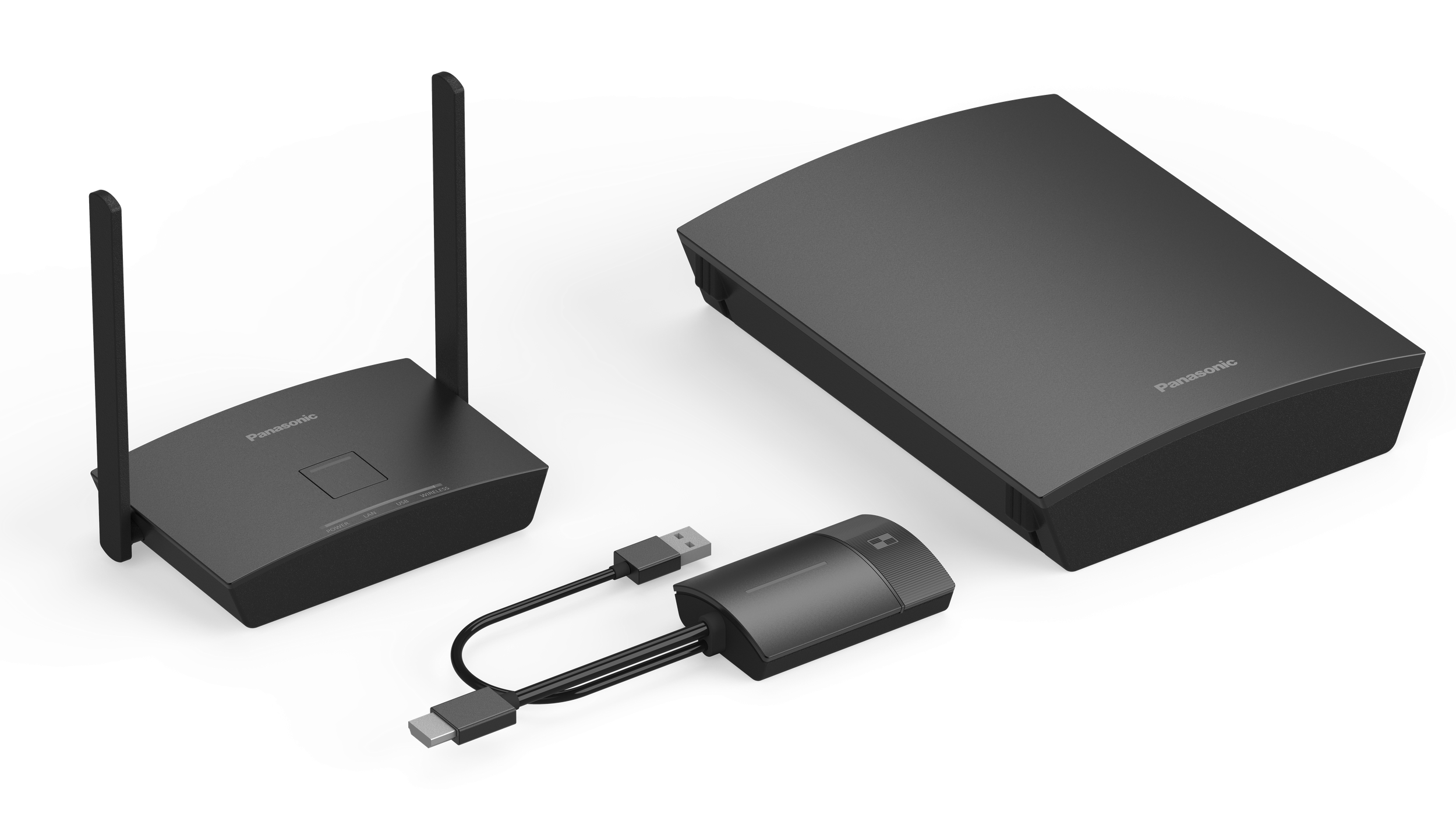 ルーター・ネットワーク機器 Panasonic pressIT Basic Set TY-WPS1 Panasonic TY-WPS1 PressIT Wireless Presentation System
