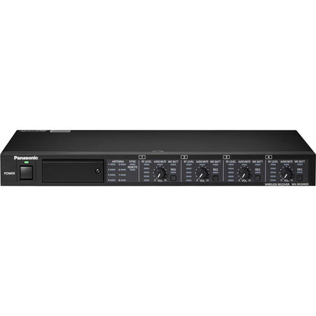 Panasonic WX-SR204 Dante-Enabled 4-Channel Rackmount Digital Wireless Receiver (1.9 GHz) 1