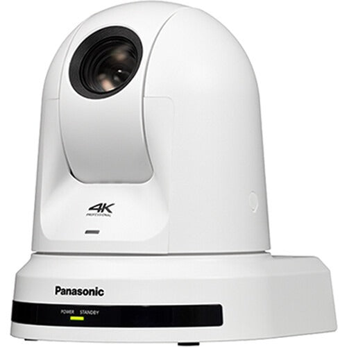 Panasonic AW-UE40WPJ5 4K30 HDMI NDI PTZ Camera with 24x Zoom & Auto Tracking (White)