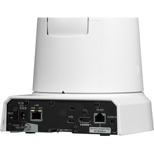 Panasonic AW-UE40WPJ5 4K30 HDMI NDI PTZ Camera with 24x Zoom & Auto Tracking (White)