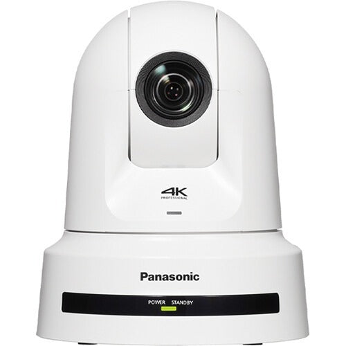 Panasonic AW-UE80WPJ5 4K60 SDI/HDMI Full NDI PTZ Camera with 24x Optical Zoom (White)