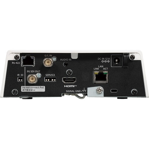 Panasonic AW-UE80WPJ5 4K60 SDI/HDMI Full NDI PTZ Camera with 24x Optical Zoom (White)