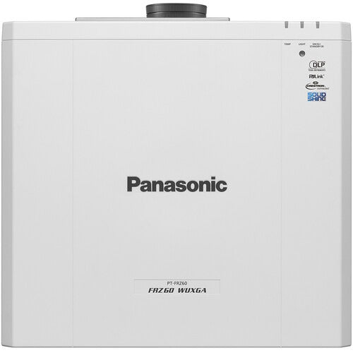 Panasonic PT-FRQ60WU8 6000-Lumen UHD 4K Laser DLP Projector (White) Top