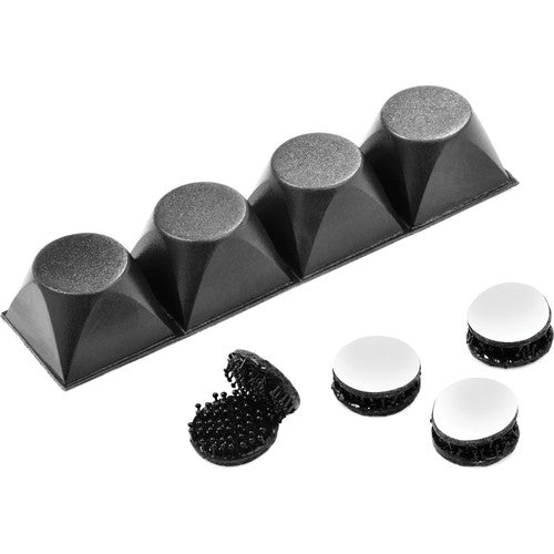 Peerless-AV ACC-FV Ventilation-Maximizing Risers with Hook-and-Loop Accessory Kit (Black)