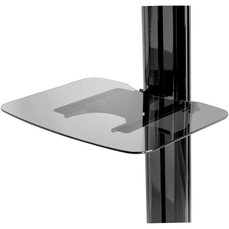 Peerless-AV ACC-GS1 SmartMount Tempered Glass Shelf for SR Carts and SS Stands (Black)