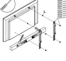 Peerless-AV ACSBR1 Universal Sound Bar Mounting Kit for 32in to 70in Displays and Universal Sound Bars install instructions