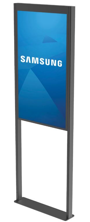 Peerless-AV DS-OM46ND-FLOOR Floor Stand Window Display Mount for Samsung OM46N-D Double-Sided Display