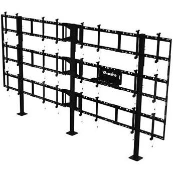 Peerless-AV DS-S555-4X3 Modular Video Wall Pedestal Mount for 46 to 55 inch Displays (4x3 Configuration)