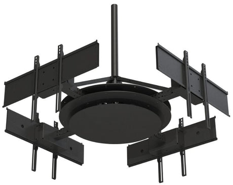 Peerless-AV DST975-4 Multi-Display Chandelier Mount with Four Telescoping Arms for 37in to 75in Displays