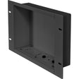 Peerless-AV IBA2AC In-Wall Cable Management and Storage Box with Surge-Protected Duplex Receptacle (Gloss Black)