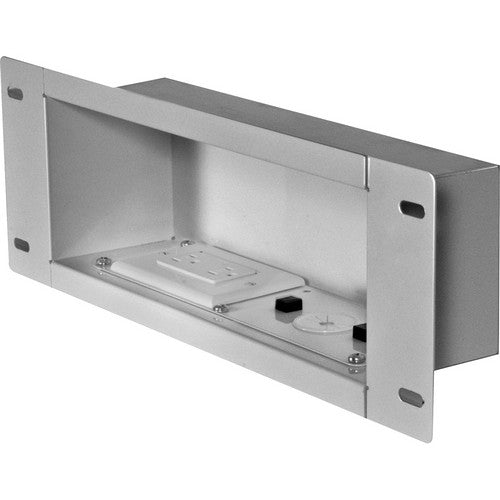 Peerless-AV IBA3AC-W Recessed Cable Management and Power Storage Accessory Box