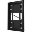 Peerless-AV KIP640 On-Wall Kiosk Portrait Enclosure for 40 inch Displays (Black)