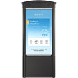 Peerless-AV KOP55XHB2-A Dual-Sided Smart City Kiosk with 55 Displays and Speakers (Black)