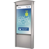 Peerless-AV KOP55XHB2-S Dual-Sided Smart City Kiosk with 55 Displays (Silver) side