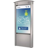 Peerless-AV KOP55XHB2-SA Dual-Sided Smart City Kiosk with 55 Displays and Speakers (Silver) side