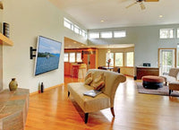Peerless-AV PA746 Paramount Articulating Wall Mount for 32in to 50in Displays shown in use