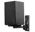 Peerless-AV SPK26 Bookshelf Speaker Mount for Speakers up to 25LB shown with example speaker
