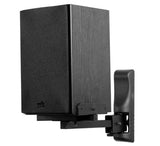 Peerless-AV SPK26 Bookshelf Speaker Mount for Speakers up to 25LB shown with example speaker