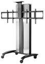 Peerless-AV SR555E SmartMount Flat Panel Video Conferencing TV Cart for 2 40in to 55in Displays