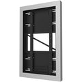 Peerless-AV KIP655-35D-S On-Wall Portrait Kiosk for 55" Displays up to 3.5" Deep (Silver)
