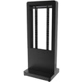 Peerless-AV KIPC2555B-3-WHL 55" Curve Totem/Portrait Back-To-Back Kiosk With Wheeled Base