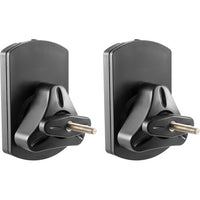 Peerless-AV SPK812 Universal Swivel Speaker Wall Mount (Pair, Black)