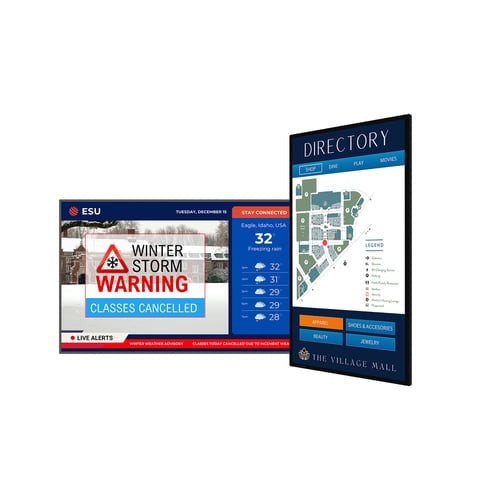 Simplicity P Series - 65" LED-backlit LCD display - 4K - for digital signage