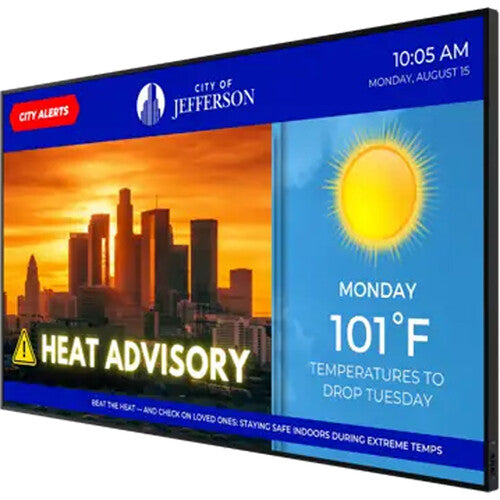 Planar Systems URP75-ERO-T UltraRes P Series 75" UHD 4K Touchscreen Commercial Monitor  ( 998-2654-02