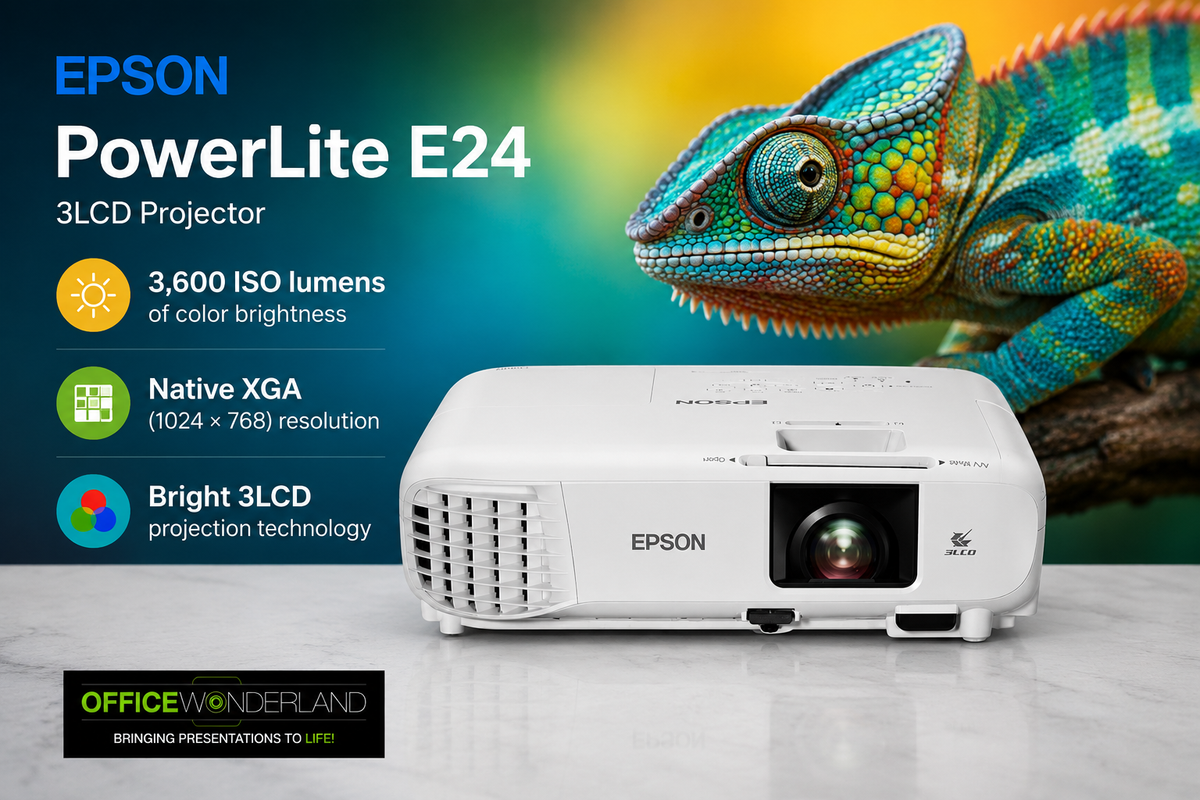 Epson PowerLite E24 3600 Lumen XGA 3LCD Projector