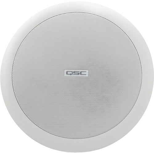 QSC AC-C2T-LP AcousticCoverage 2.75 2-Way, Low-Profile Ceiling Loudspeaker (Pair, White)