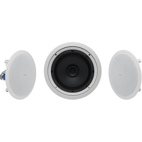 QSC AC-C8T-nb Full-Range 8 Ceiling-Mount Loudspeaker 1