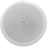 QSC AcousticCoverage 2.75 2-Way, Low-Profile Ceiling Loudspeaker (Pair, White) AC-C2T-LP