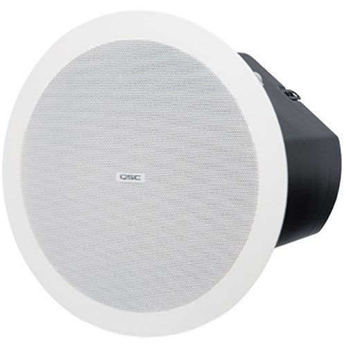 QSC AcousticDesign 6.5 Two-Way Ceiling Loudspeaker (Pair, White)