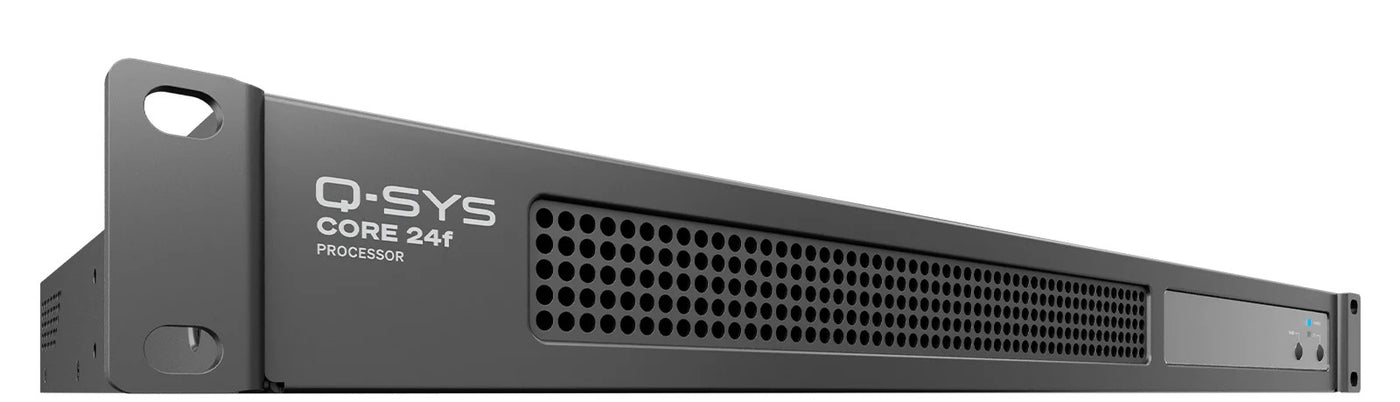 QSC CORE 24F Q-SYS 24-Channel Network + Analog I/O Processor