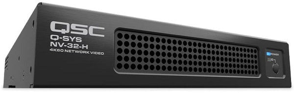 QSC Q-SYS NV-32-H Core Capable Network Video Endpoint